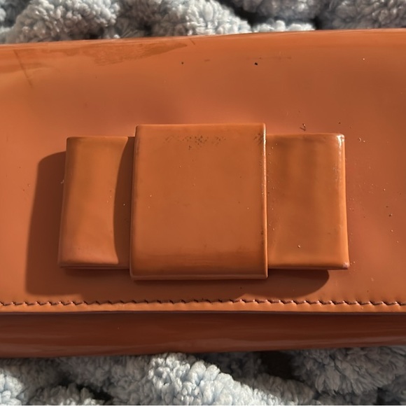 Miu Miu wallet patent leather with pink interior